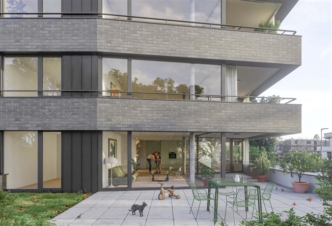 4,5 Zimmer auf der Gartenebene -\nArchitektonische Eleganz! -  Bild 1