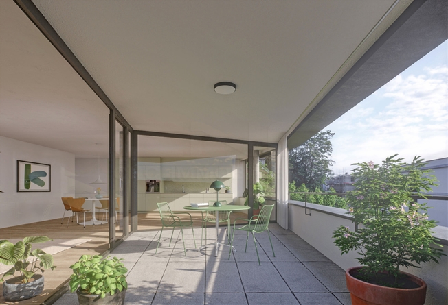 4,5 Zimmer auf der Gartenebene -\nArchitektonische Eleganz! -  Bild 3