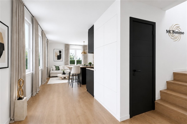  präsentiert eine großartige neue Wohnung mit 4,5 Zimmern auf einer Lawn Terrace -  Bild 2