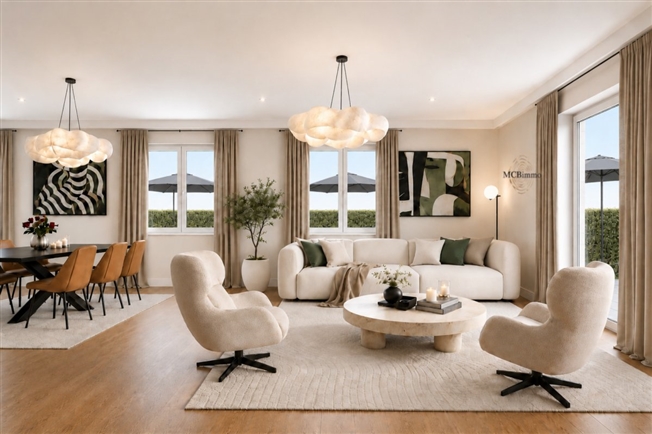  präsentiert eine großartige neue Wohnung mit 4,5 Zimmern auf einer Lawn Terrace -  Bild 3