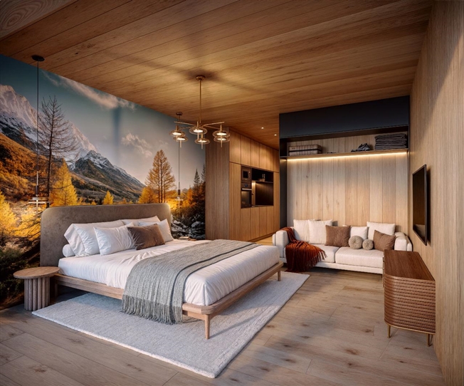 Studio mit 180° Bergsicht - Investment Objekt mit RMA -  Bild 3