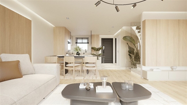 Modernes Doppelhaus mit Garten, Terrasse und Carport -  Bild 8