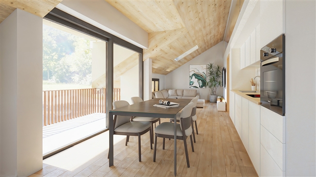 Schönes neues Apartment zum Verkauf in St-Aubin FR. -  Bild 1