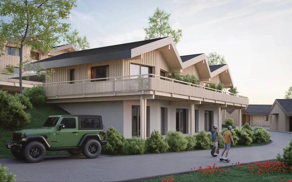 Chalets im modernen Stil in Mollens Promotion Les Martelles -  Bild 2