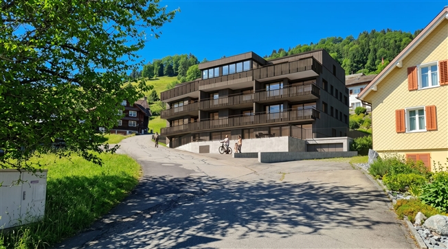 3.5-Zimmer-Attika-Wohnung mit Seesicht in Euthal - lichtvoll -  Bild 2