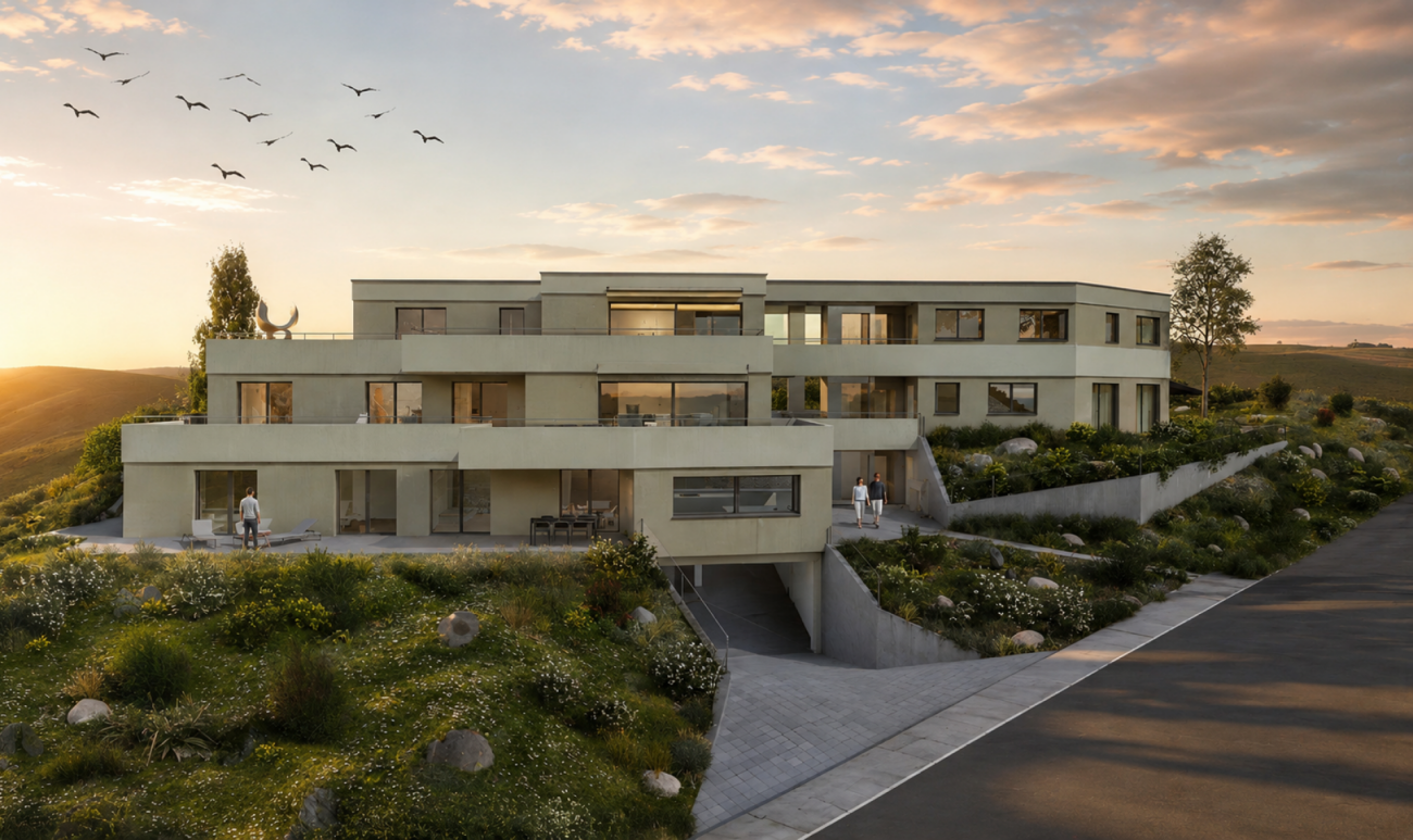 Grosszügige 6.5 Zimmer-Terrassen-Wohnung mit Weitsicht -  Bild 9