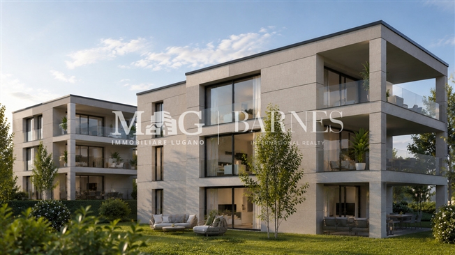 Collina d'Oro Neue 4,5-Zimmer-Wohnung mit privatem Garten -  Bild 2