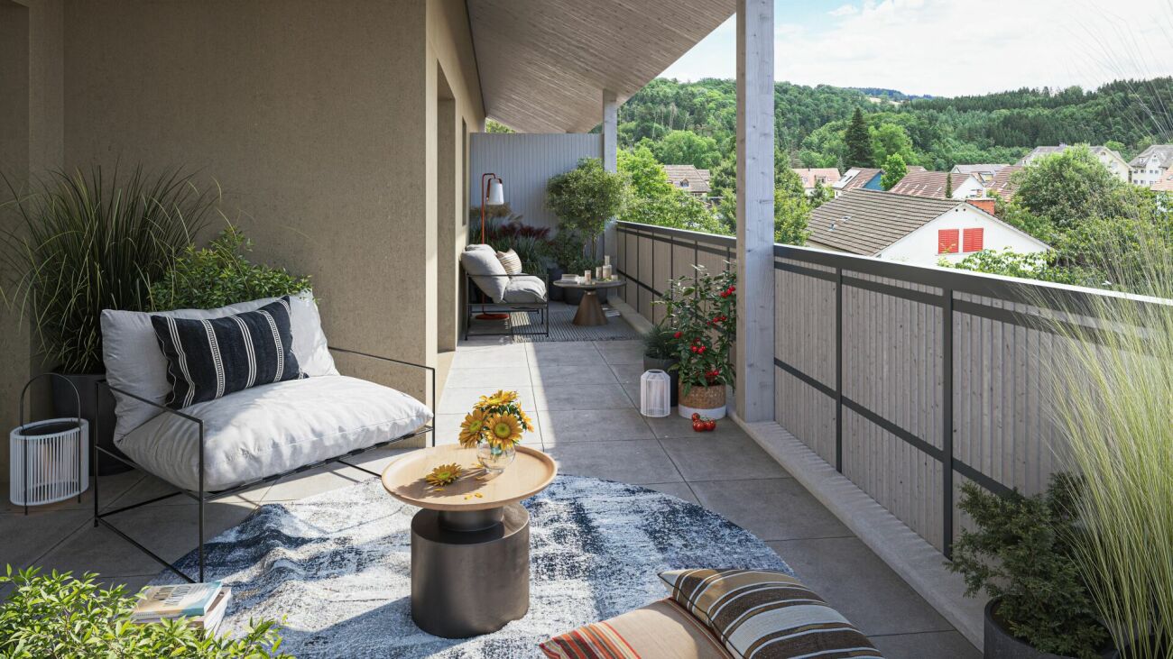 Grastal: Grosszügig Wohnen ob mit Garten oder Balkon - Balkon Whg. 9.102
