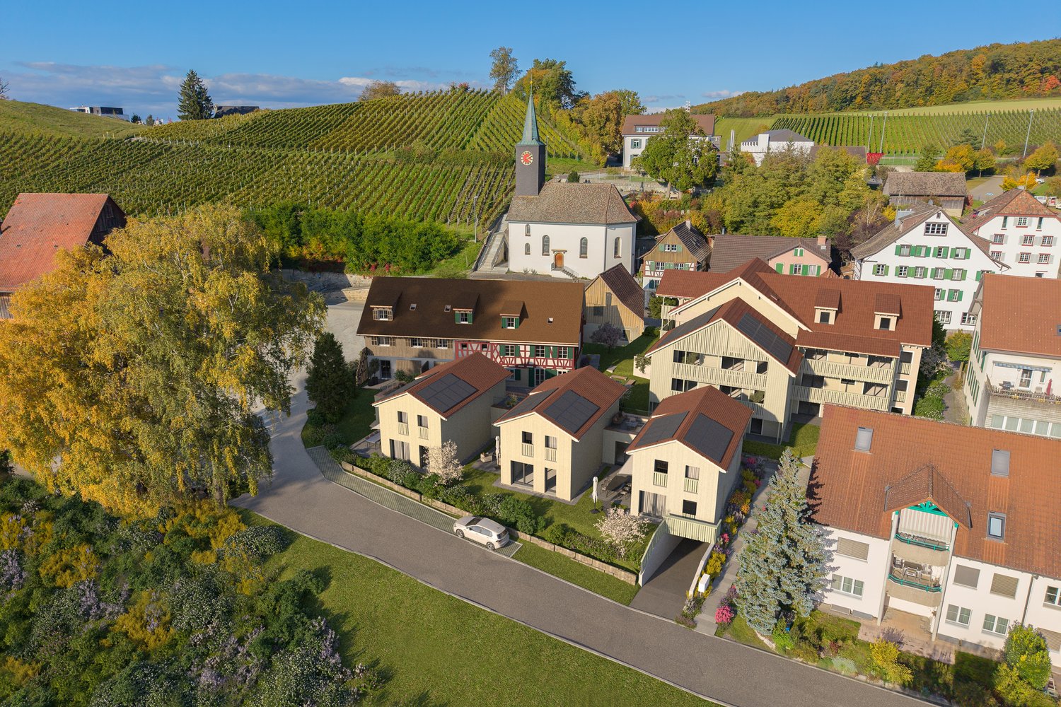 Modernes 5.5-Zimmer-Reihenhaus in ruhiger Dorfmitte von Dörf­lingen -  Bild 4
