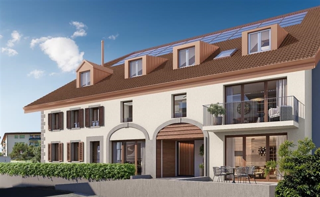 Hervorragende 4,5-Zimmer-Wohnung im Erdgeschoss im Herzen des Dorfes -  Bild 1
