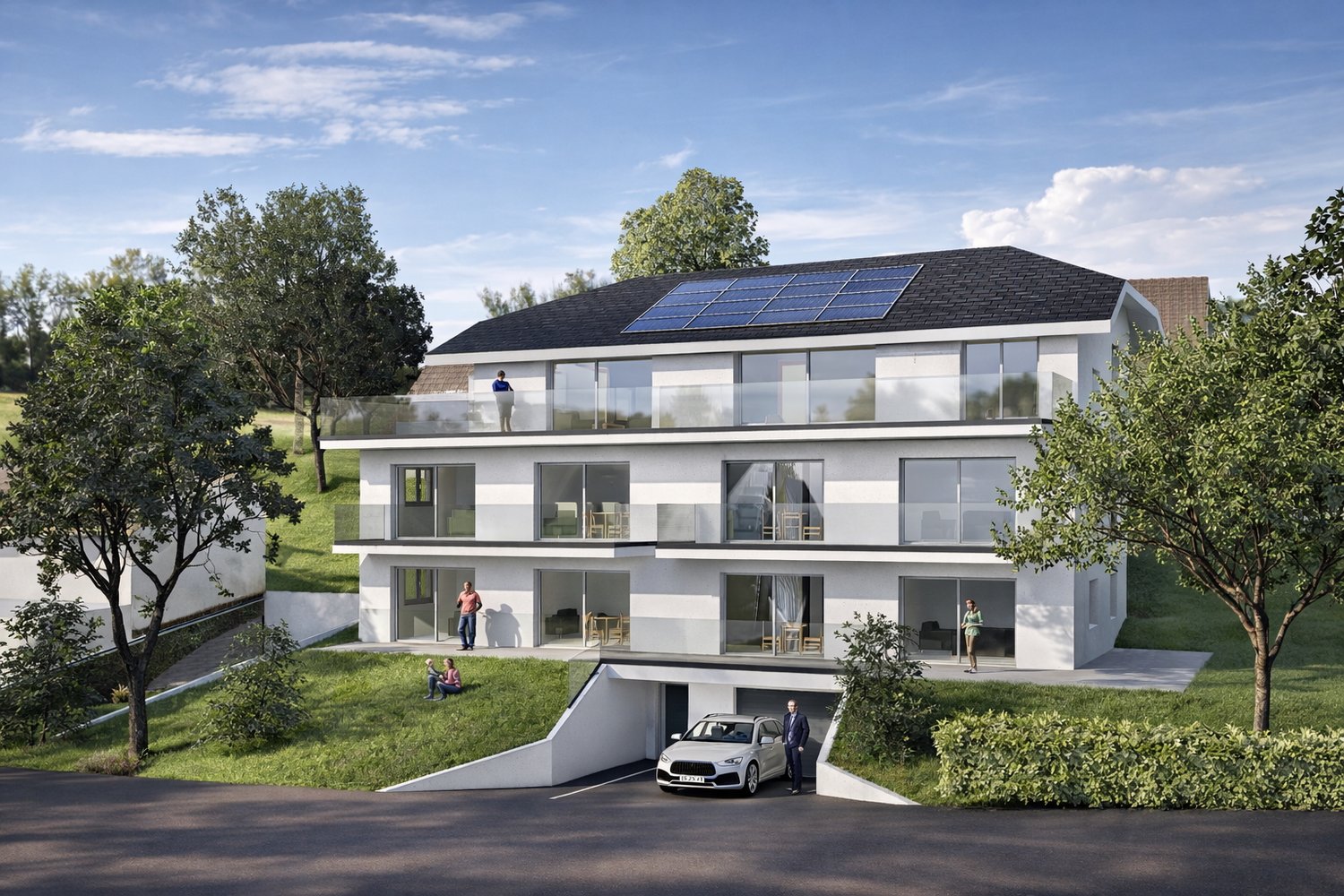 Prächtige 3,5-Zimmer-Neuwohnung mit Terrasse und eigenem Garten in Vouvry! -  Bild 8
