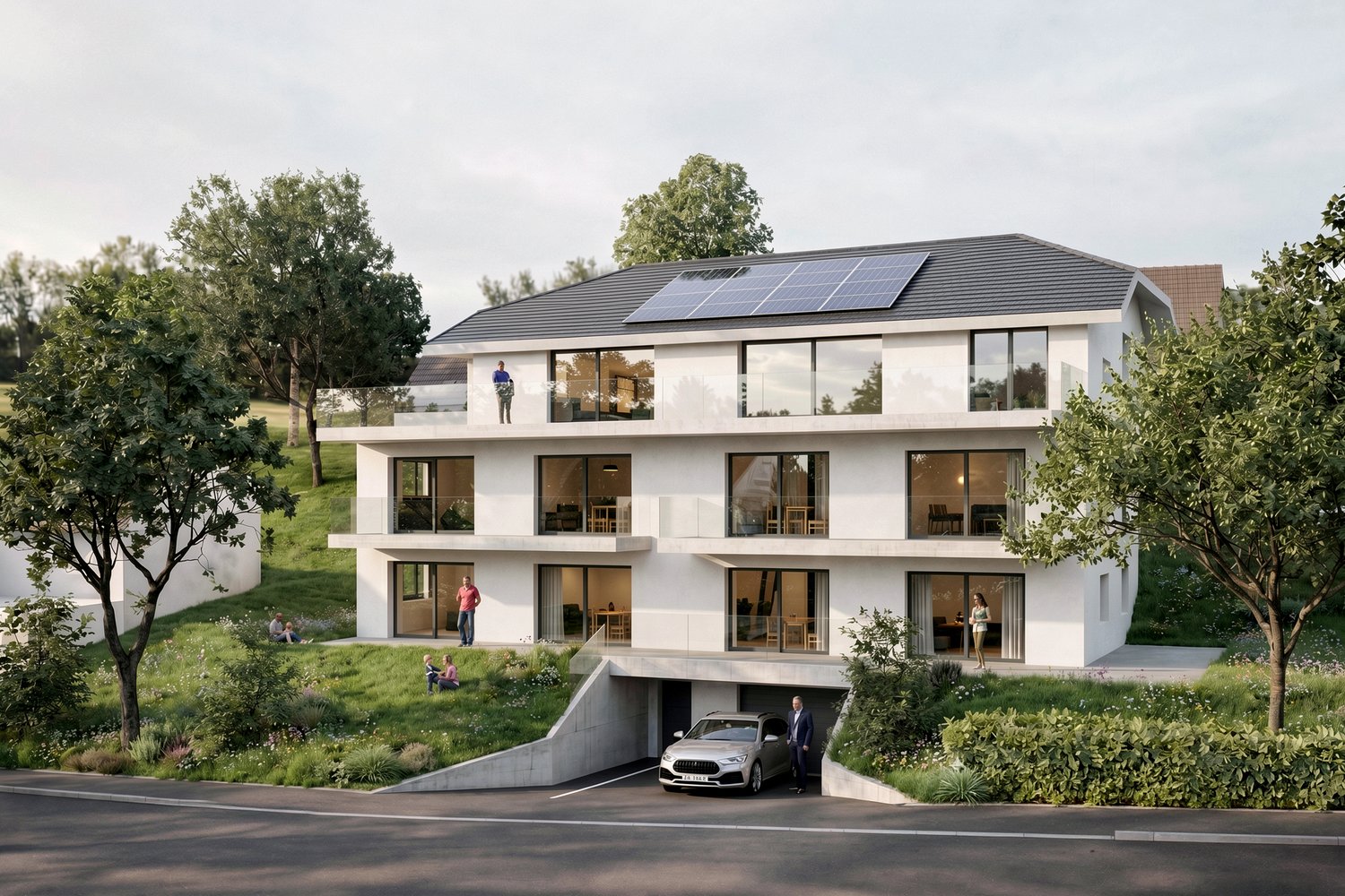 Prächtige 3,5-Zimmer-Neuwohnung mit Terrasse und eigenem Garten in Vouvry! -  Bild 9