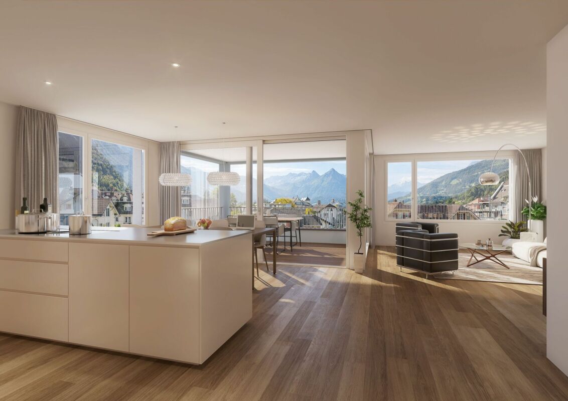 Exklusive 3½-Zimmer-Wohnung im Zentrum von Interlaken, Neubau Guisan Park -  Bild 3