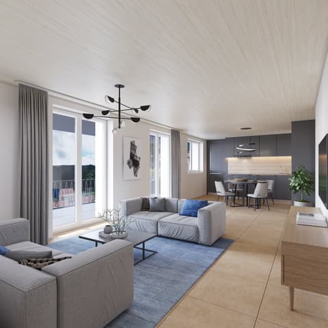 Appartement 3,5 pièces dans nouvelle construction à Saint-Imier -  Bild 1