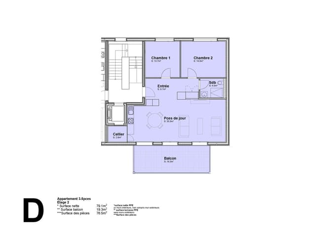 Appartement 3,5 pièces dans nouvelle construction à Saint-Imier -  Bild 3
