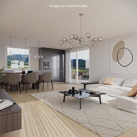 Somptueux attique de 3,5 pièces dans une nouvelle construction à Saint-Imier -  Bild 1