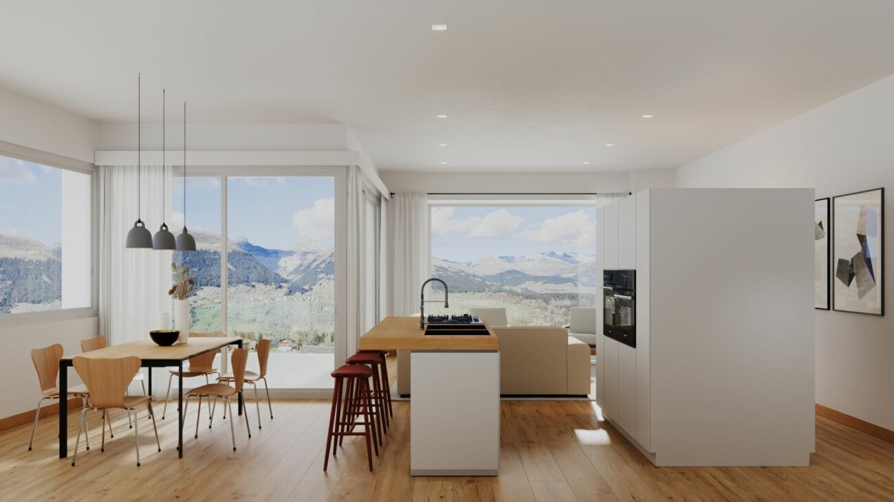 Neubau "Chasa Pilavarda" - 4.5 Zimmer-Wohnung im Dachgeschoss -  Bild 2