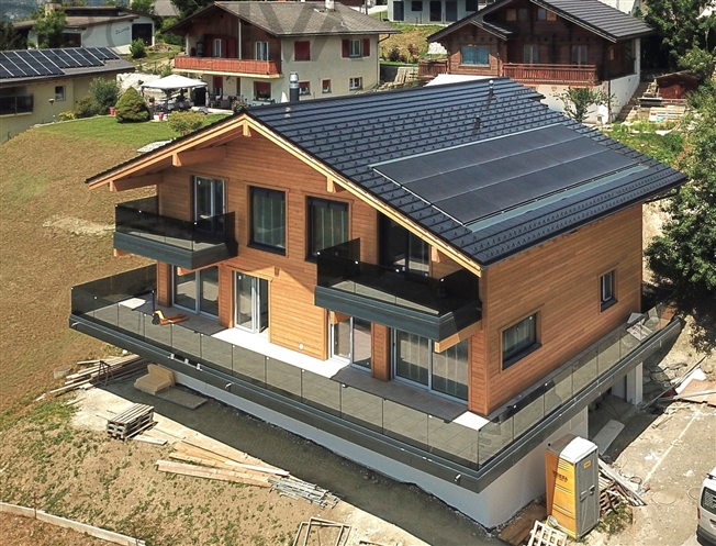 Ausnahmechalet, das Modernität und ökologische Effizienz vereint -  Bild 1