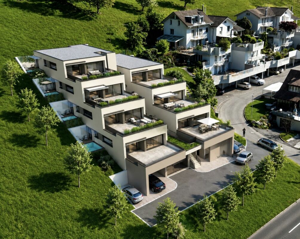 NEUBAU!!! 4 ½-Zimmer-Terrassenhäuser -  Bild 1