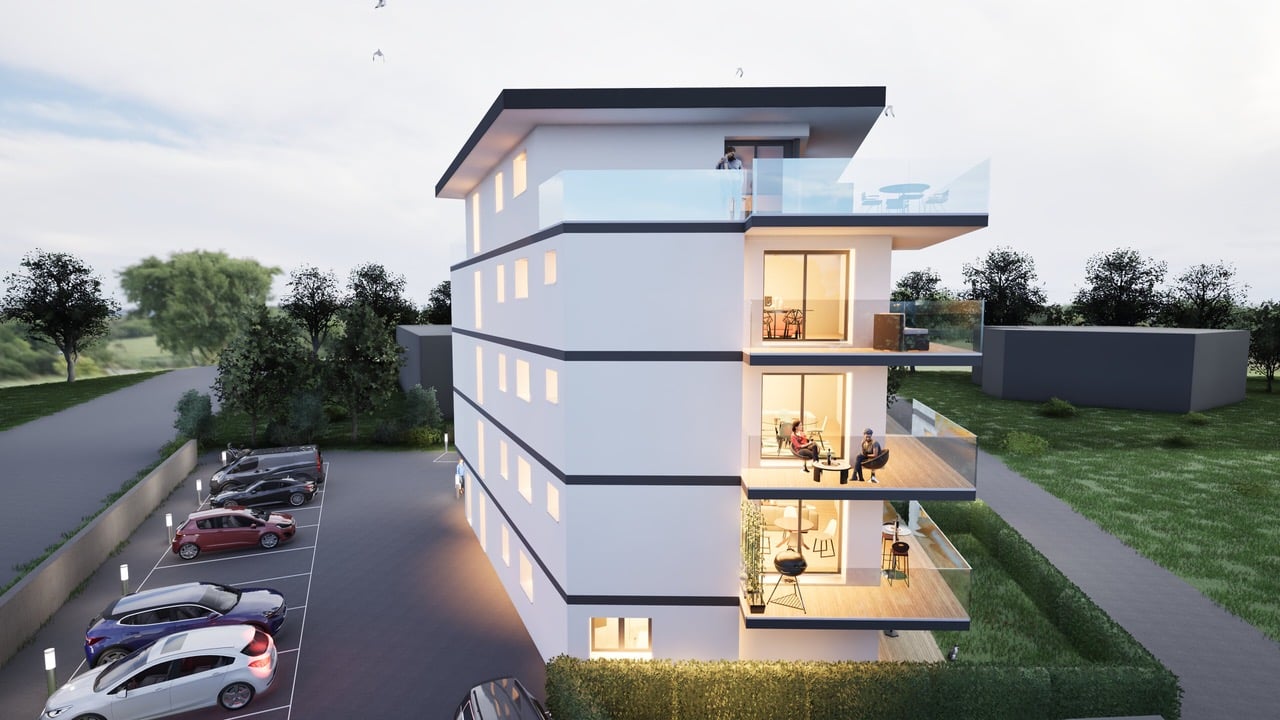 Schönes neues Apartment im Erdgeschoss mit großer Gartenoberfläche in Saxon! -  Bild 12