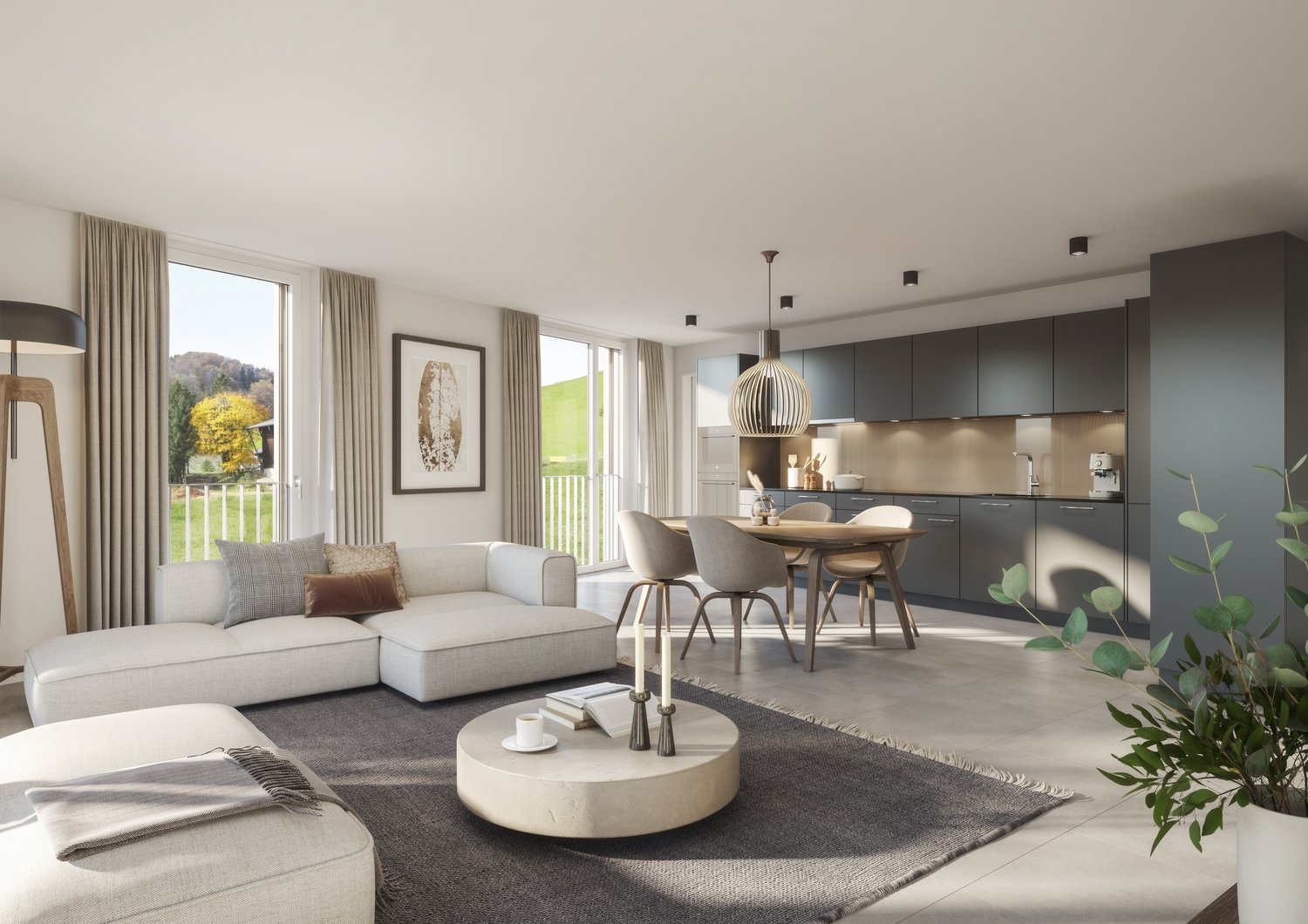 WOHNEN MIT WEITBLICK: Neubau 4.5-Zimmer-Wohnung in Wegenstetten -  Bild 6