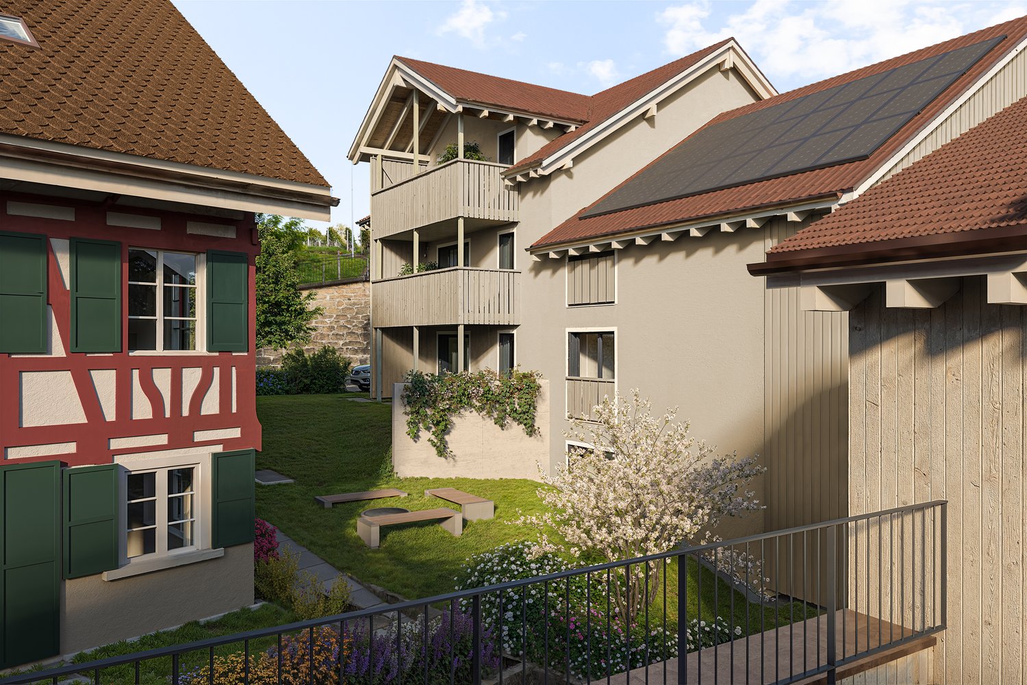 Modernes 4.5-Zimmer-Einfamilienhaus in ruhiger Dorfmitte von Dörf­lingen -  Bild 11