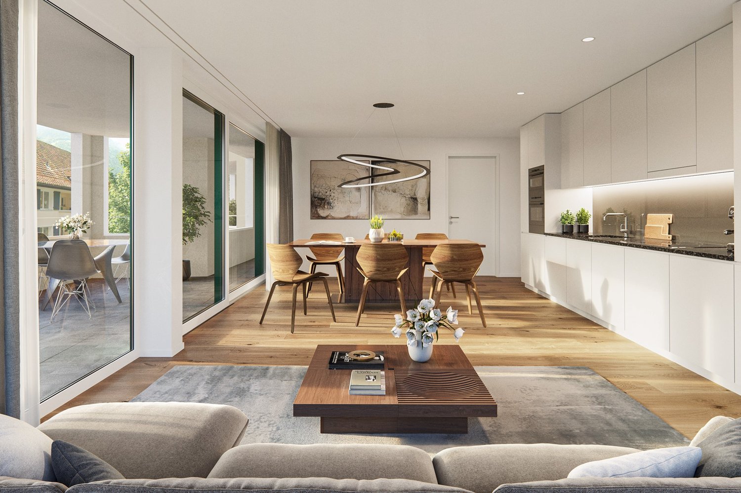 Moderne 4.5-Zimmer-Wohnung mit Minergie-Standard in Erstfeld -  Bild 5