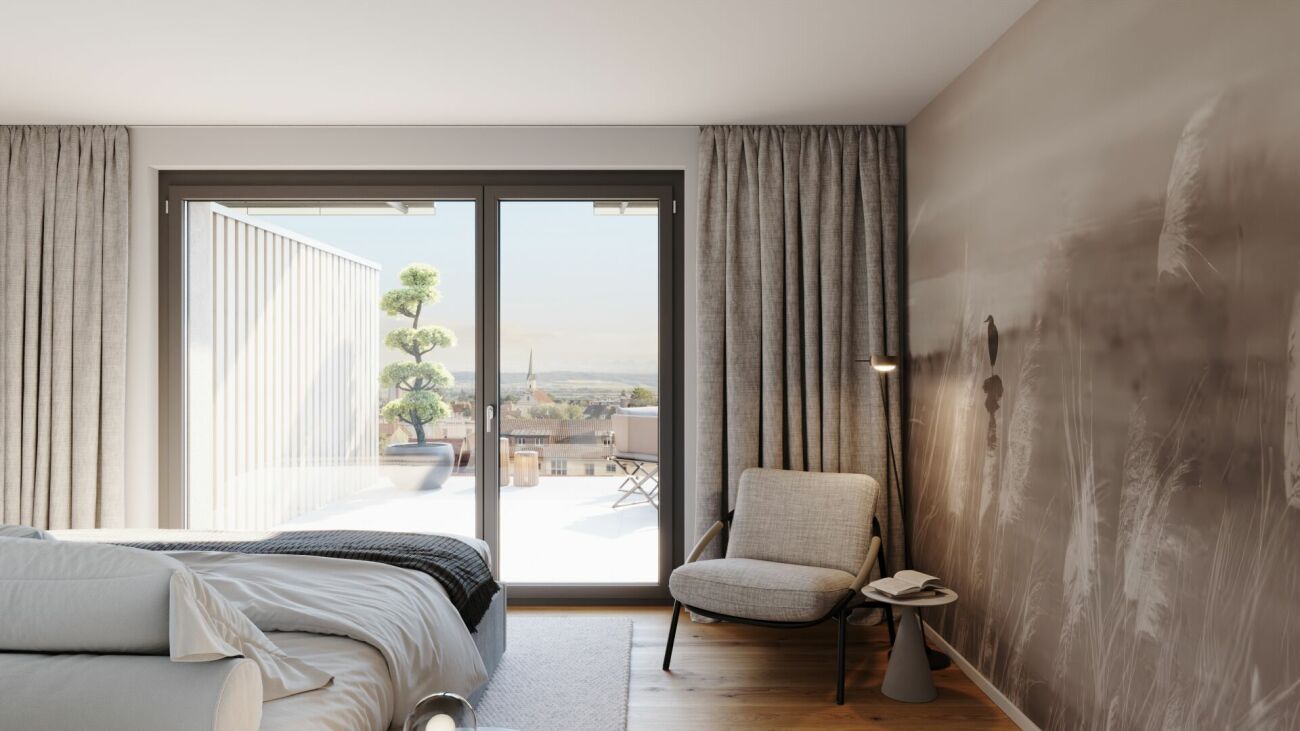 3.5-Zimmer-Neubauwohnung mit atemberaubender Aussicht -  Bild 4