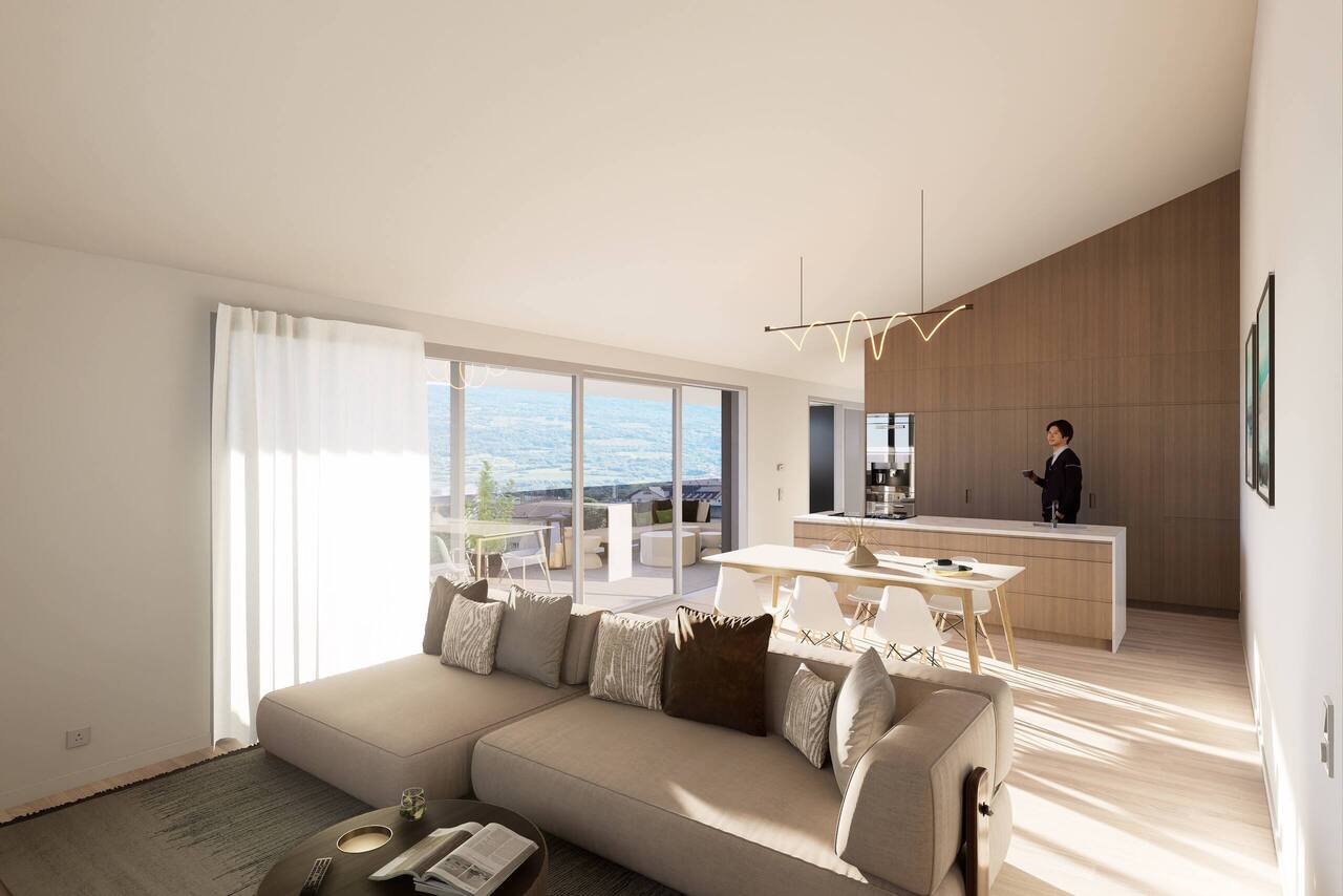 Aubépines22 - 4,5 Zimmer neu im Herzen von Sion -  Bild 5