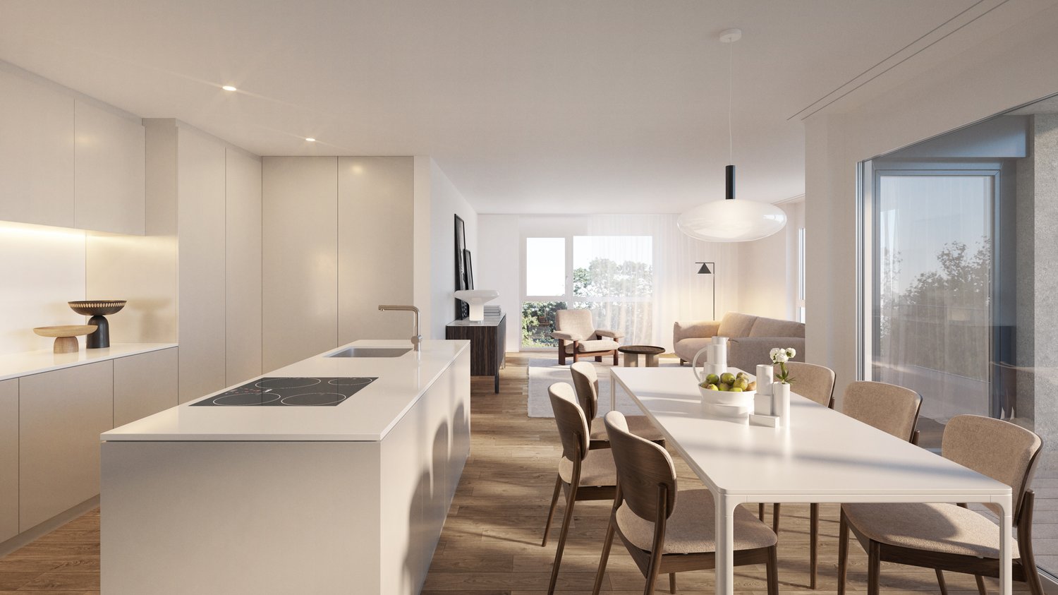 Neubau 3.5-Zimmer-Attikawohnung mit Aussicht in Nottwil -  Bild 2