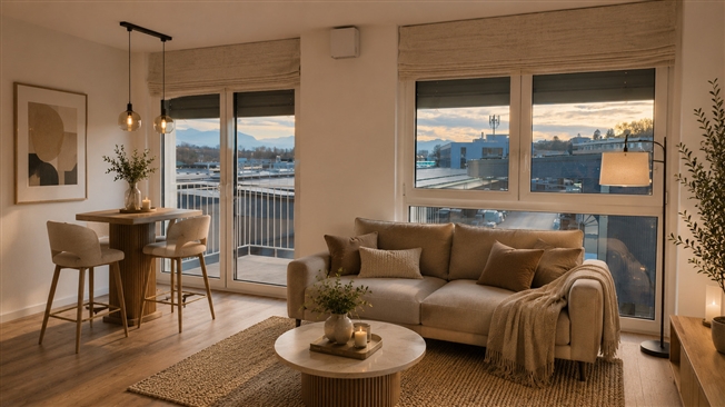 Grosses Studio mit Balkon und Keller – 2. Stock – Neues Projekt -  Bild 1
