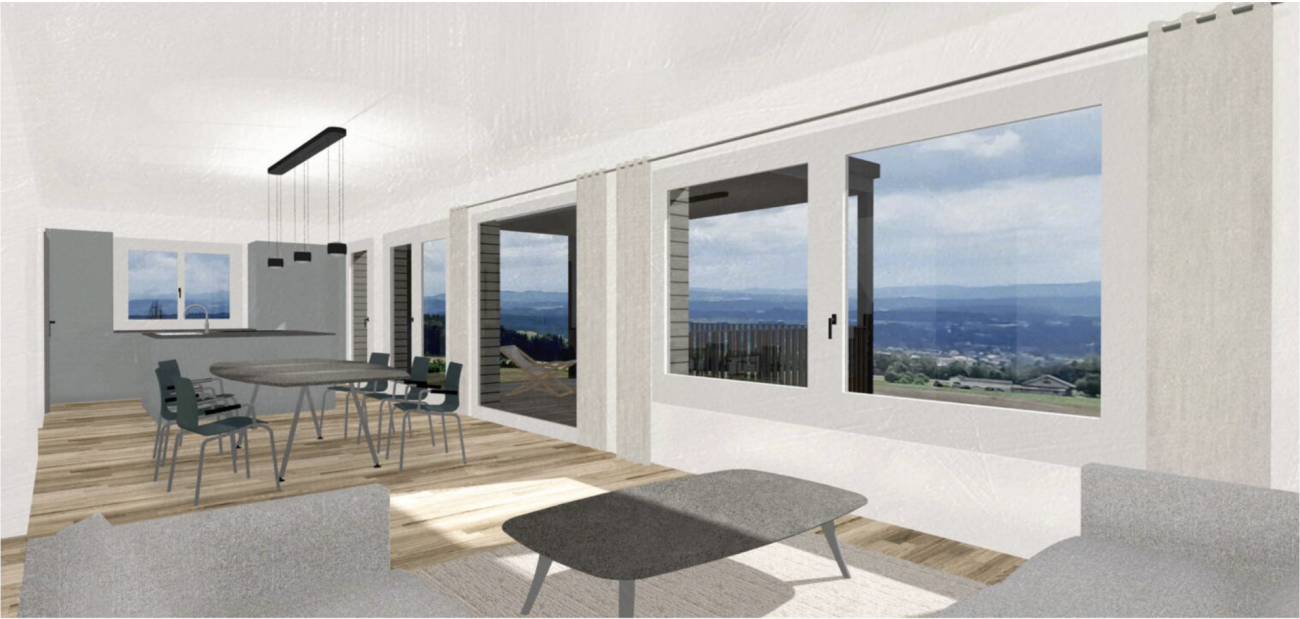 Ihr Rückzugsort am Hang - Holzbauqualität mit Alpenblick (Haus C) -  Bild 3