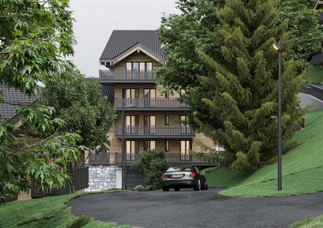Luxus-Neubauwohnung zum Verkauf in La Tzoumaz. -  Bild 9