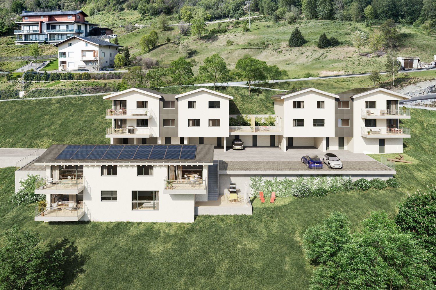Ayent Villa mit Duplex von 4,5 Zimmern und Panoramablick -  Bild 4