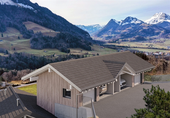 4.5 Zimmer Architektenchalet in Châtel-sur-Montsalvens -  Bild 5