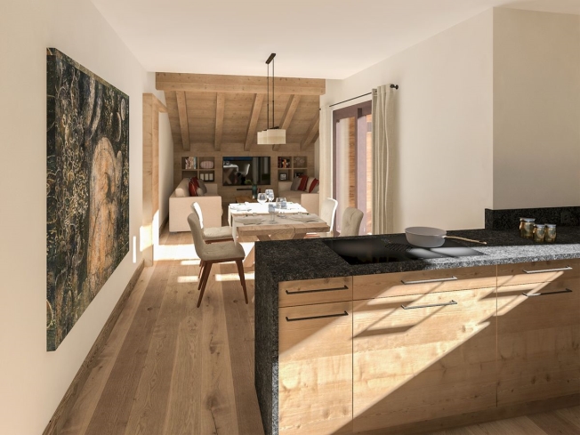 3.5 Zimmerwohnung Maisonette im Dachgeschoss im Haus Madrisa Stern -  Bild 6