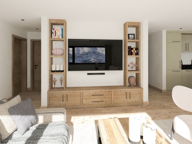 3.5 Zimmerwohnung im Erdgeschoss im Haus Madrisa Alpenblick -  Bild 7