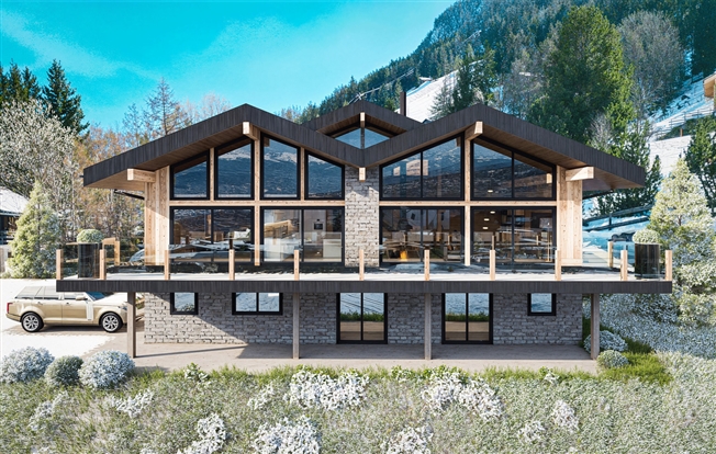Wenn dieses neue Chalet 293m2 in Les Cleves zum Hauptwohnsitz würde VS -  Bild 2