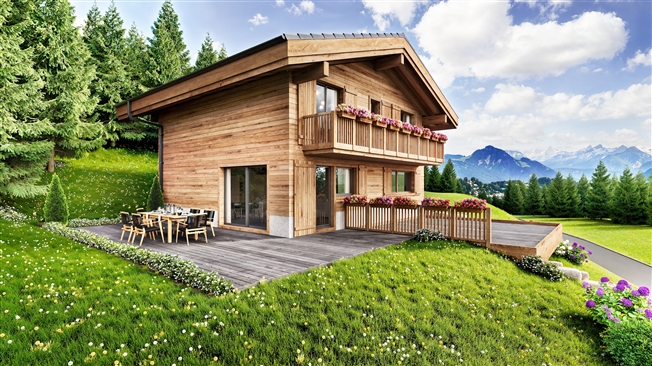 Hervorragendes neues, freistehendes Chalet mit 5,5 Zimmern -  Bild 1
