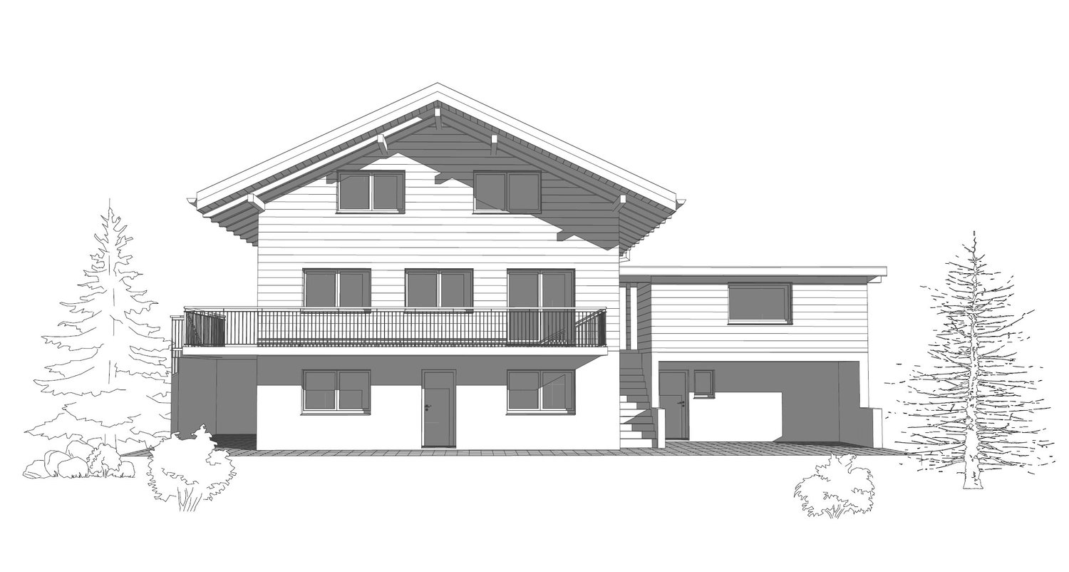 Neubau Wohnhaus "Eggetli" mit Einliegerwohnung und Carport -  Bild 1