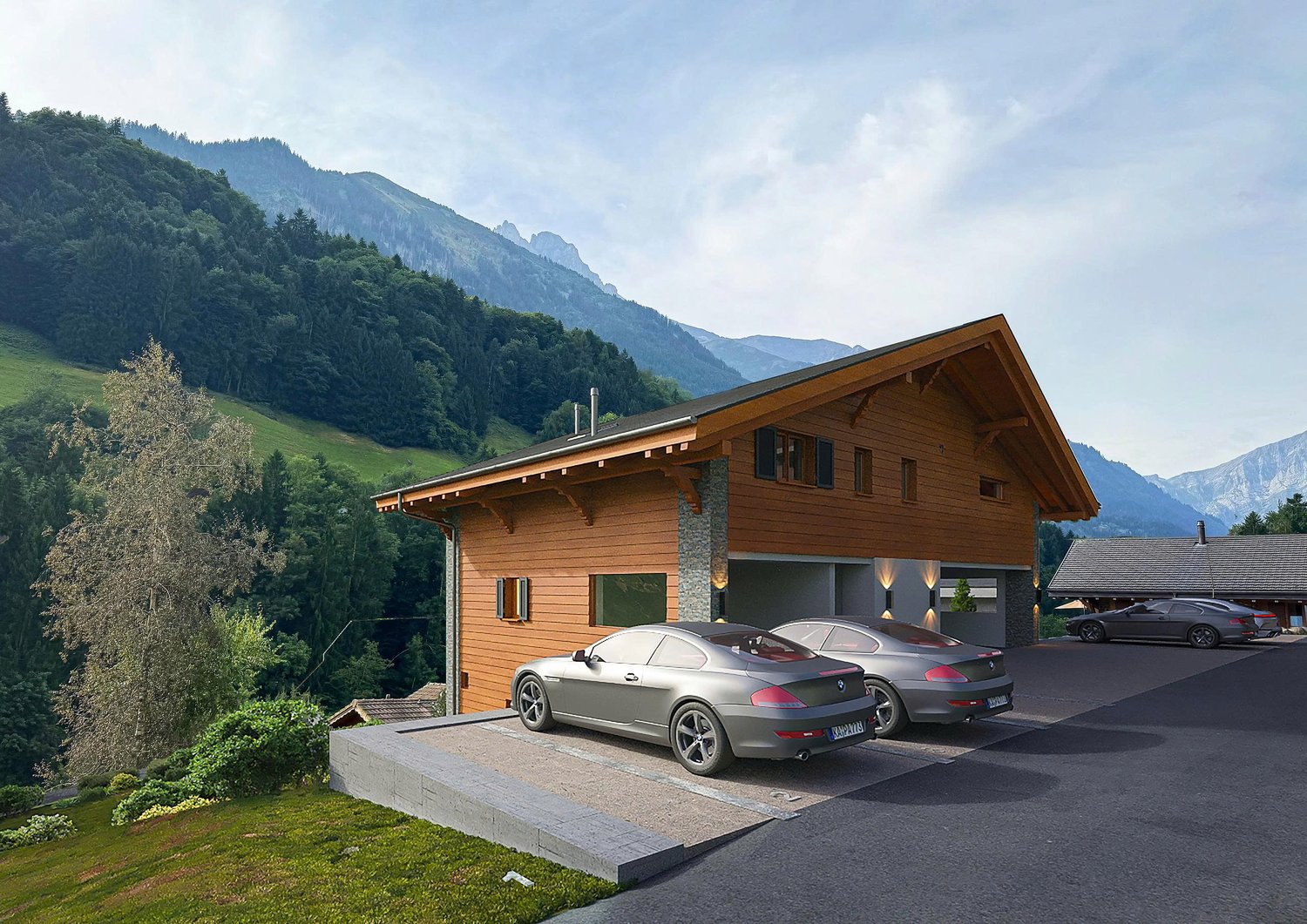 Prächtige 6,5-Zimmer-Wohnung in einem Chalet in Val-d'Illiez -  Bild 2