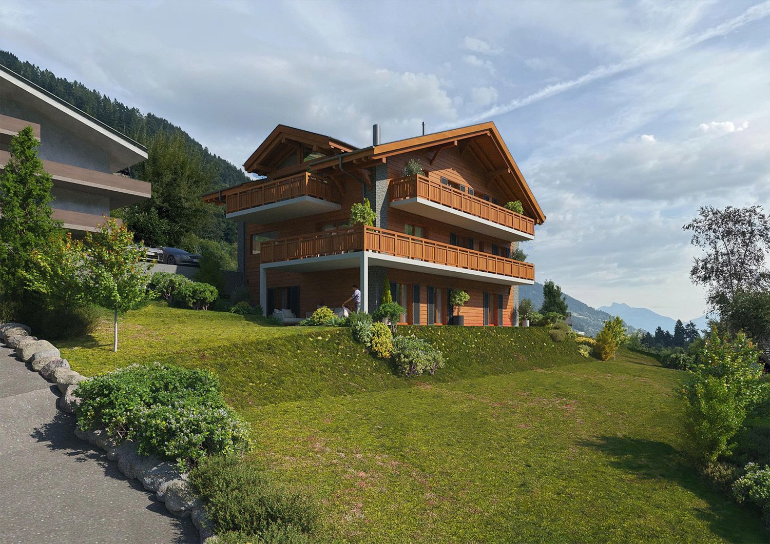 Prächtige 6,5-Zimmer-Wohnung in einem Chalet in Val-d'Illiez -  Bild 4
