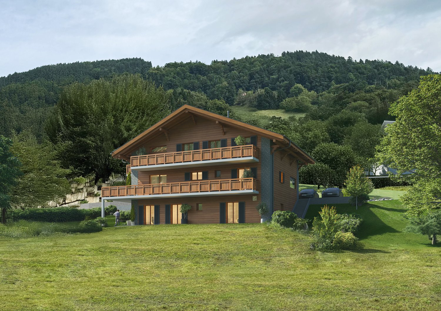 Prächtige 6,5-Zimmer-Wohnung in einem Chalet in Val-d'Illiez -  Bild 5