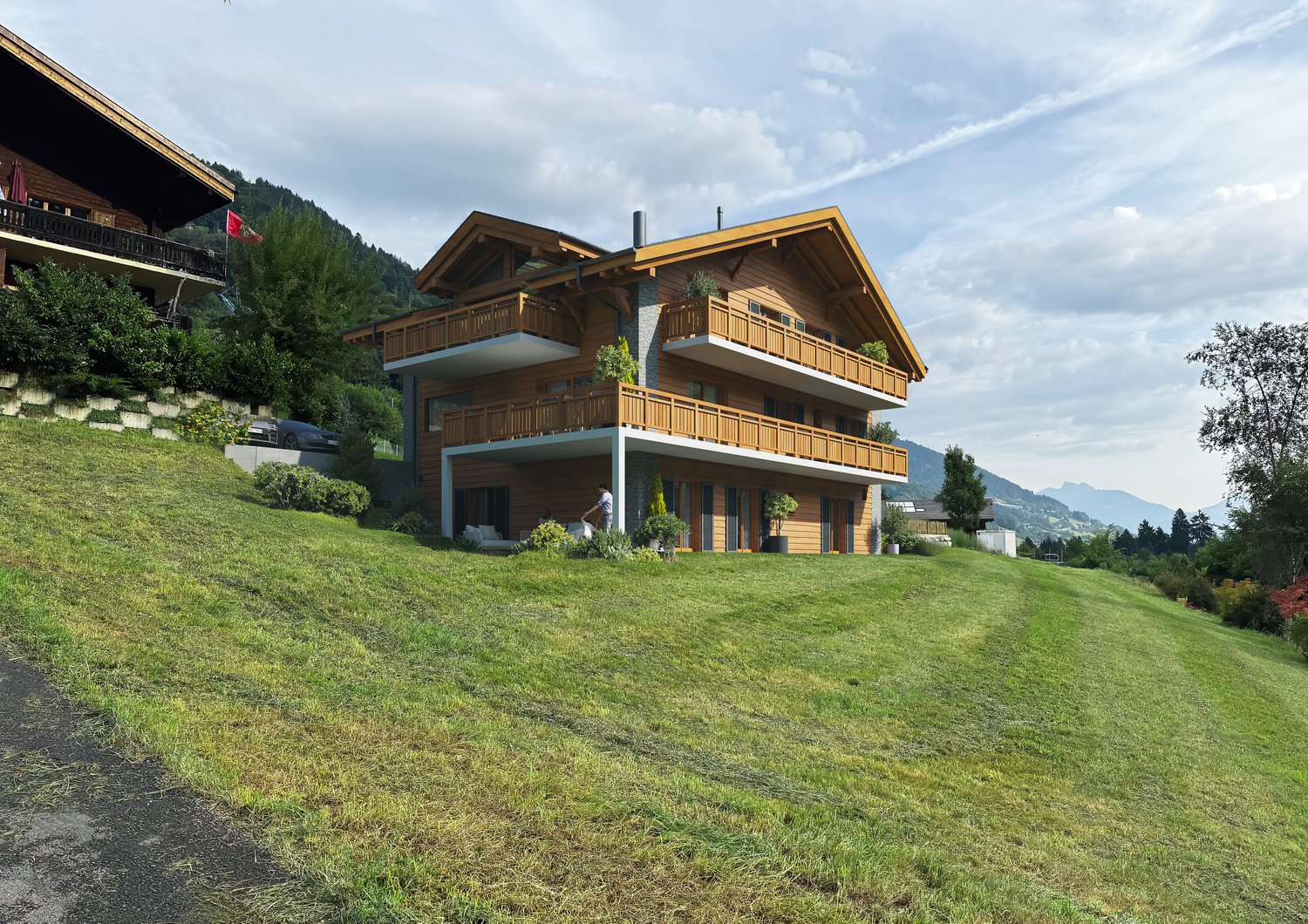Prächtige 6,5-Zimmer-Wohnung in einem Chalet in Val-d'Illiez -  Bild 6