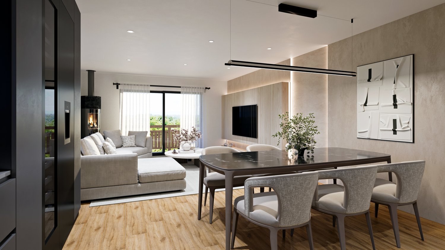 Prächtige 6,5-Zimmer-Wohnung in einem Chalet in Val-d'Illiez -  Bild 9
