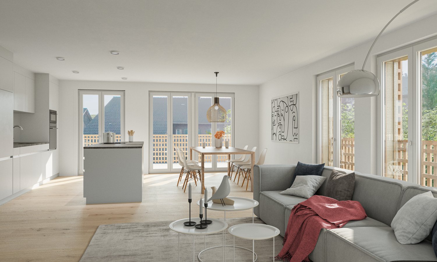 Frühling 2027. - 4.5-Zimmer-Wohnung mit Balkon -  Bild 4