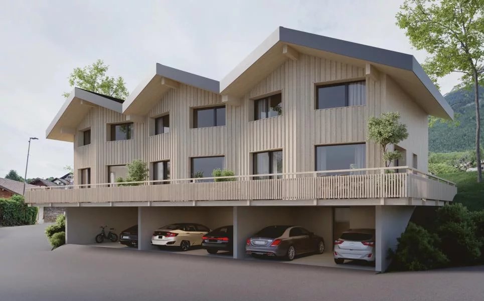 Moderne Chalets in Mollens Promotion Les Martelles -  Bild 10