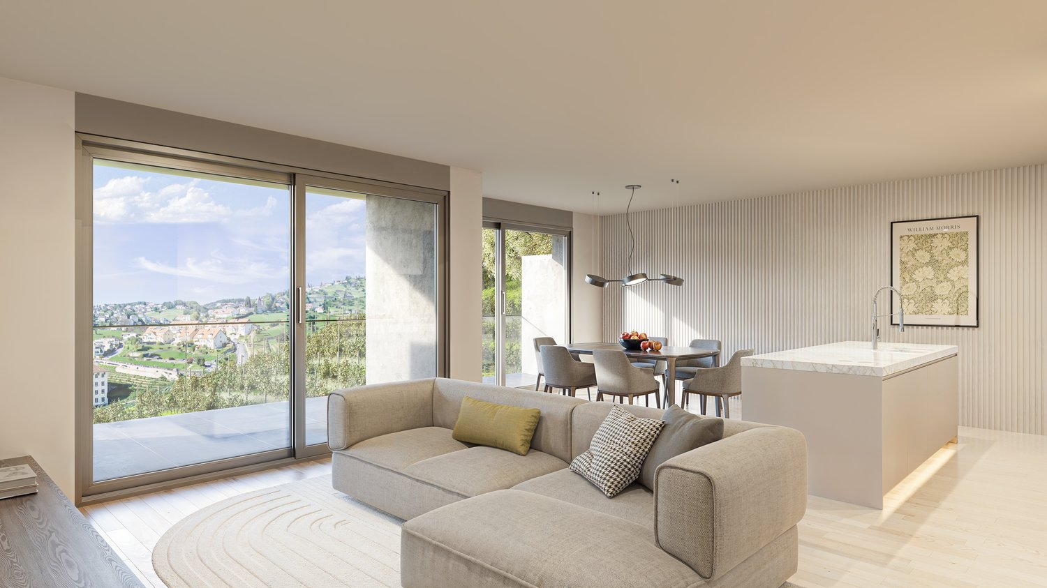 Neubau im Herzen von Paudex, Apartments von 1.5 Zimmer bis 5.5 Zimmer -  Bild 4