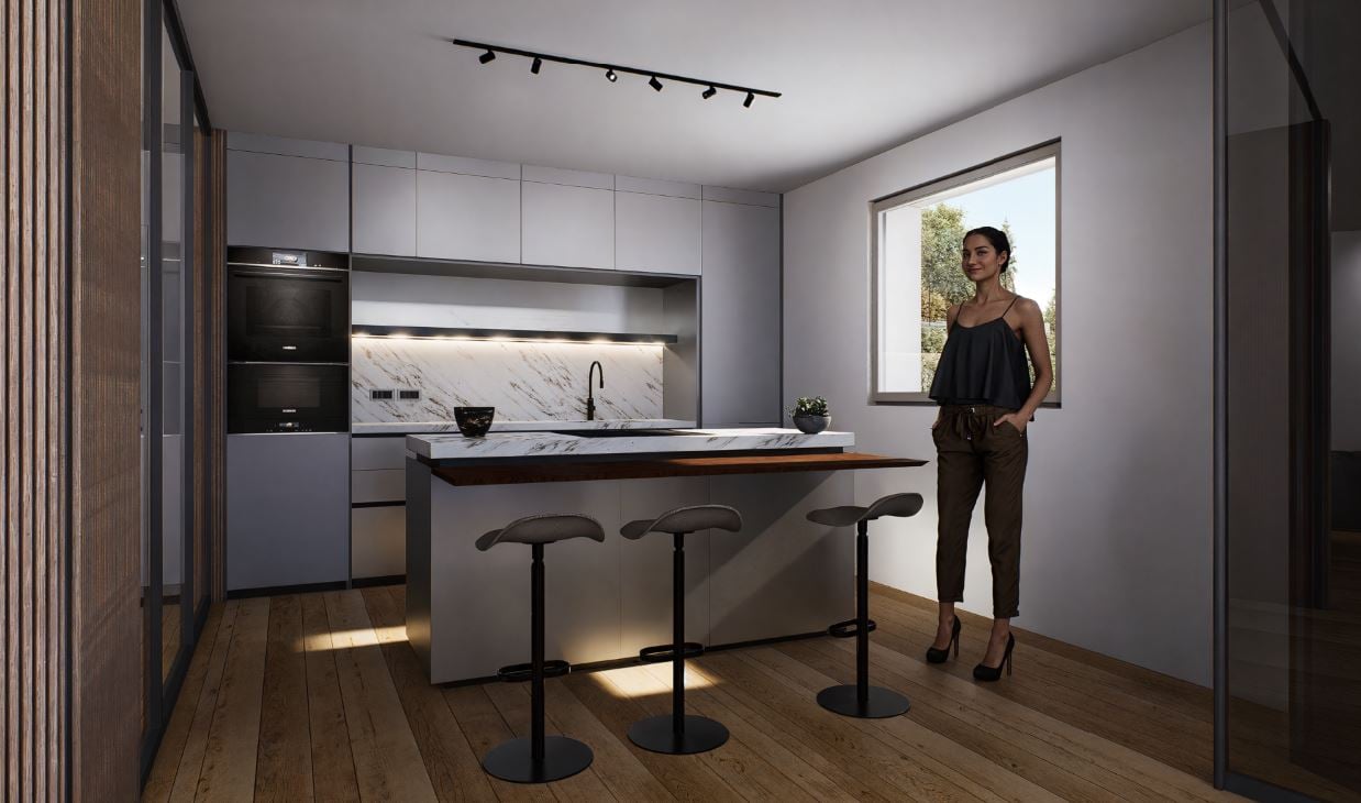 CAPOLAGO – 2.5 LOC, DESIGN MODERNO E VISTA LAGO (APP. 2) -  Bild 2