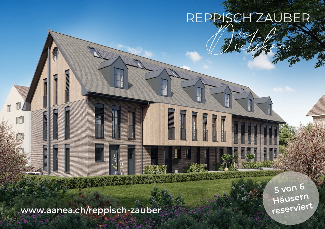 Neubauprojekt - Reppisch Zauber Dietikon- Ihr zentrales Stadthaus im Grünen -  Bild 1